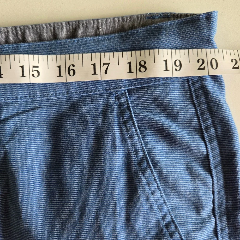 O'Neill Mens Blue Hybrid Walkshorts Textured Quick Dry Surf‎ Shorts Size 40x9.5